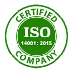 ISO 14001:2015 certified