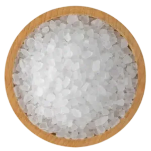 White coarse grain Himalayan salt