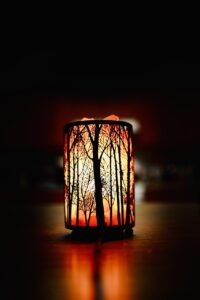 Crafted Himalayan salt lamp