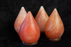 Natural shape Himalayan salt lamp