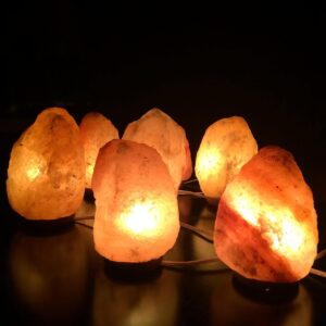 Crafted Himalayan salt lamp
