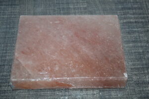 Himalayan salt tile wall installation