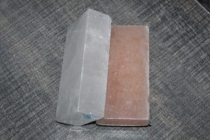 Himalayan salt tile wellness wall