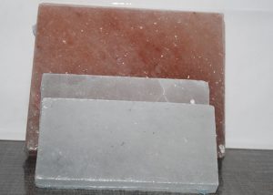 Polished Himalayan salt tiles